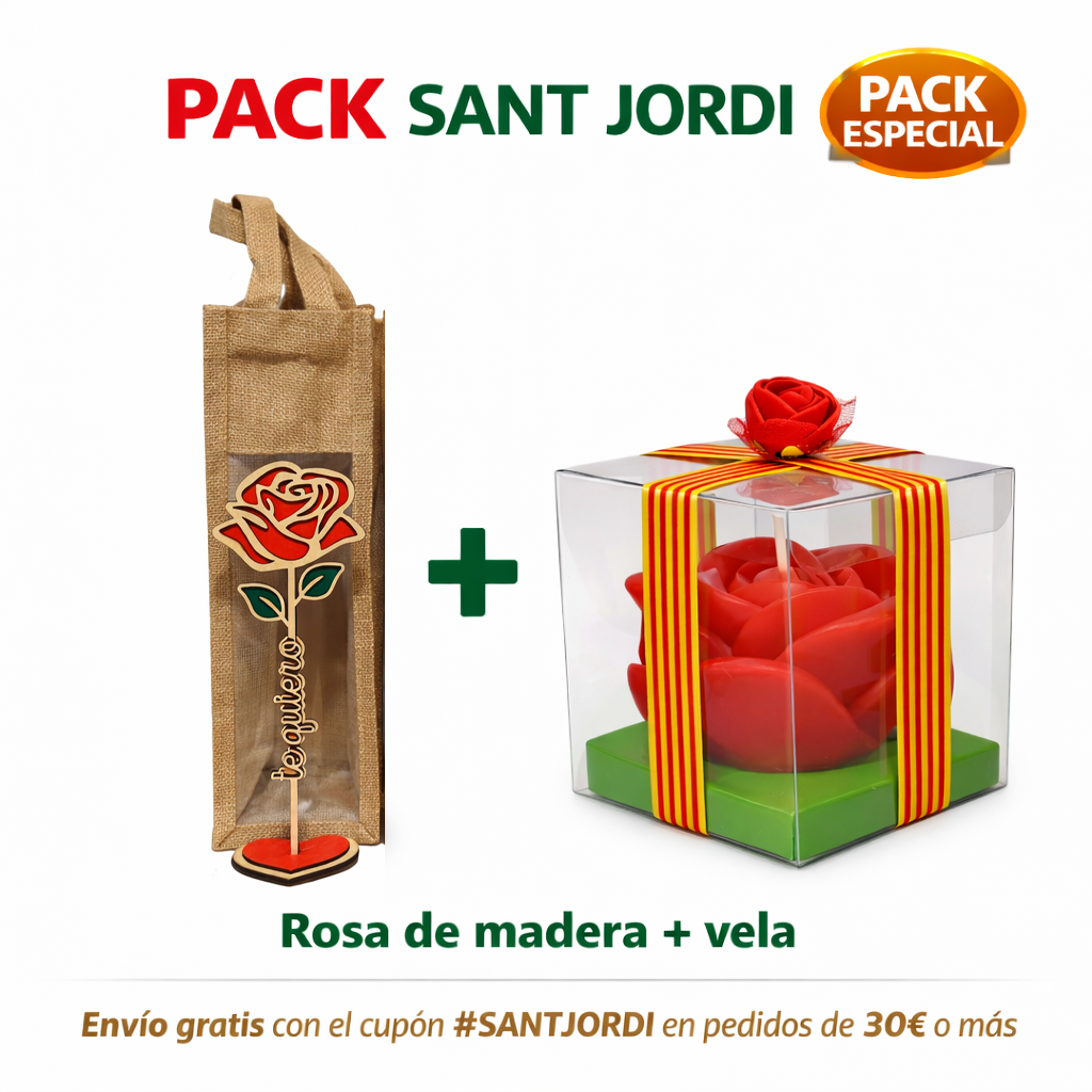 Rosa Madera + Vela